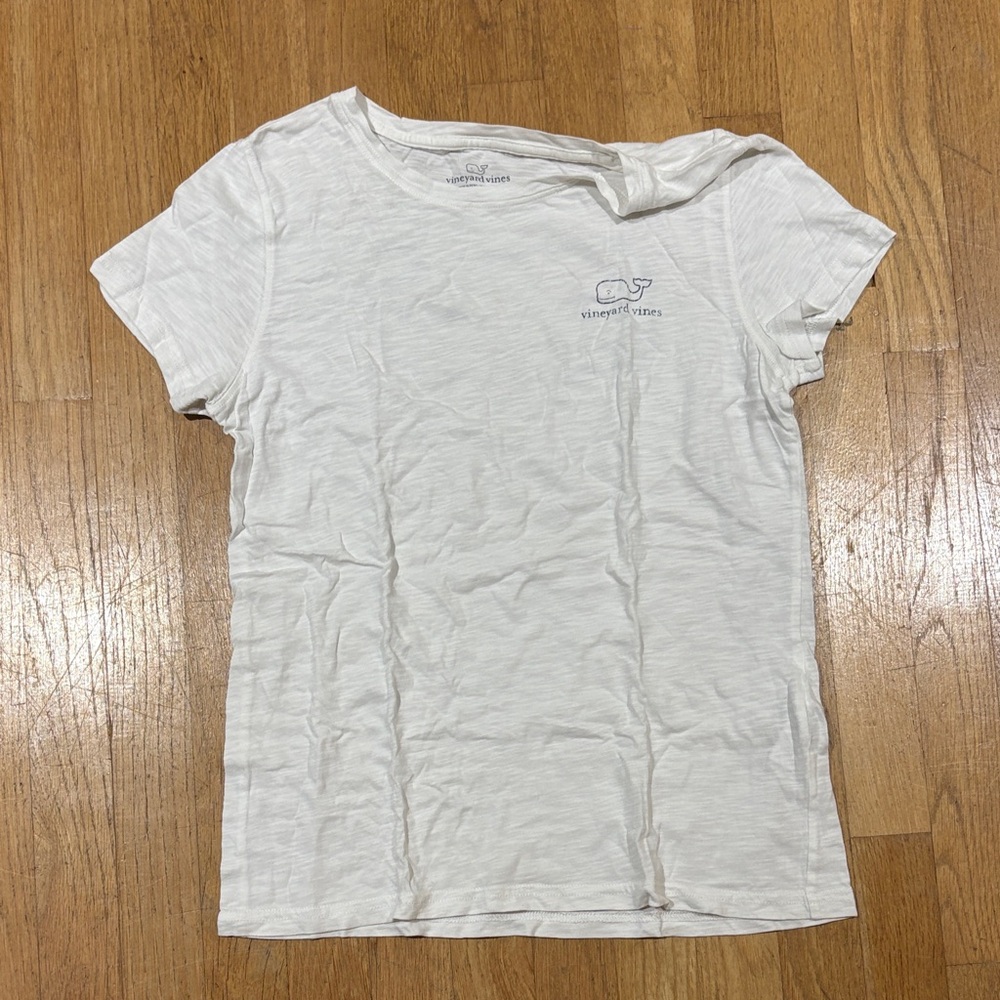 Vineyard Vines White Short Sleeve Crewneck Tee